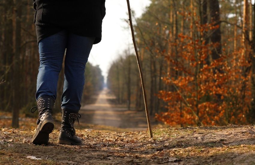 Caminar en la montaña es una excelente forma de despejar tu mente y conectar con las perspectiva de equilibrio y agradecimiento que caracterizan el otoño